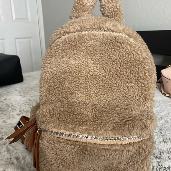 French Connection Cozy Tan Backpack